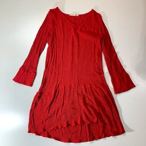 *3 for $24* Soft Surroundings Rust Orange Tunic V Neck Large